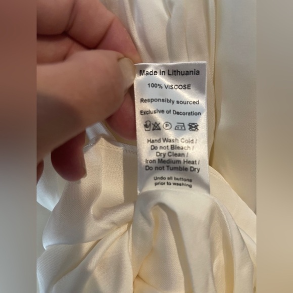 NEW Palmer Harding Cream Pleated Balloon Skir Size: XS (US 0/2, IT38, FR 34) - Picture 10 of 11